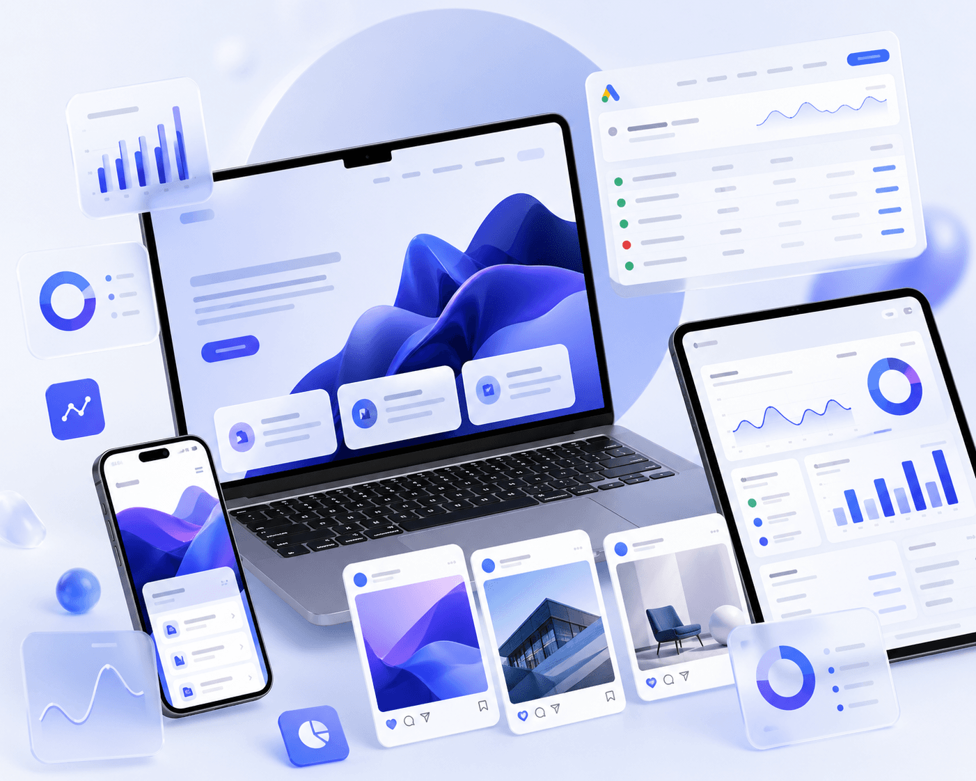 dStudios website and marketing preview